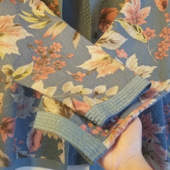 Autumn Leaf Blue Jacket - Picture 7 of 9